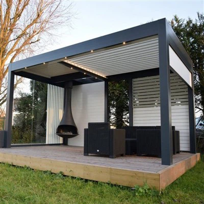 Aluminium motorisert pergola